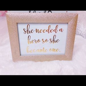 Gold frame 5” x 7”